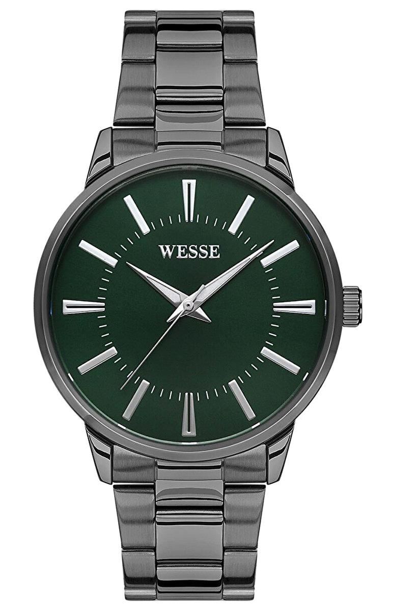 Wesse WWG203809 Füme Çelik Kordon Analog Erkek Kol Saati