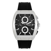 Dial'X DX-5485 Takvimli 42 mm Siyah Silikon Kordon Analog Kol Saati