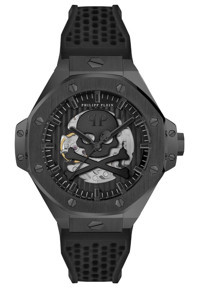 Philipp Plein PWPFA0924 Siyah Silikon Kordon Analog Erkek Kol Saati