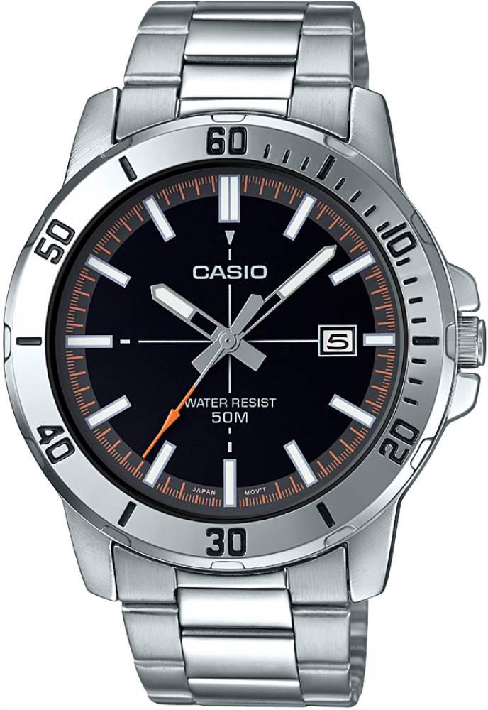 Casio MTP-VD01D-1E2VUDF Takvimli Çelik Kordon Analog Kol Saati