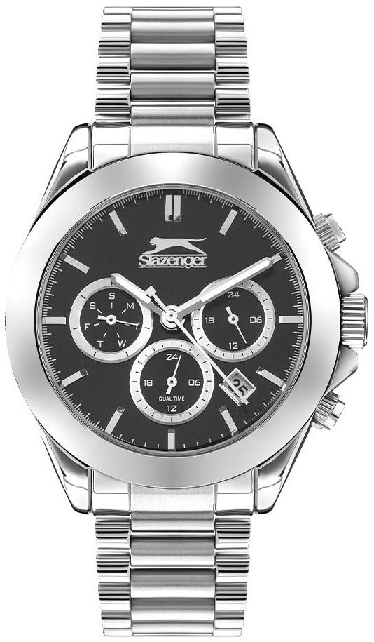 Slazenger SL.09.2064.2.01 Takvimli 45 mm Çelik Kordon Analog Erkek Kol Saati