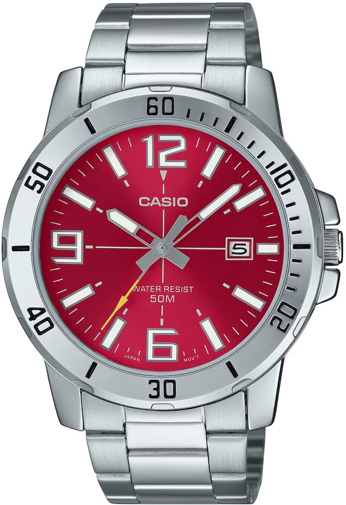Casio MTP-VD01D-4BVUDF Takvimli 45 mm Çelik Kordon Analog Erkek Kol Saati
