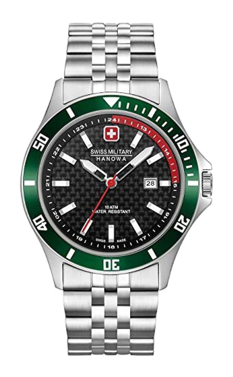 Swiss Military 06-5161.2.04.007.06 Takvimli 44 mm Çelik Kordon Analog Erkek Kol Saati