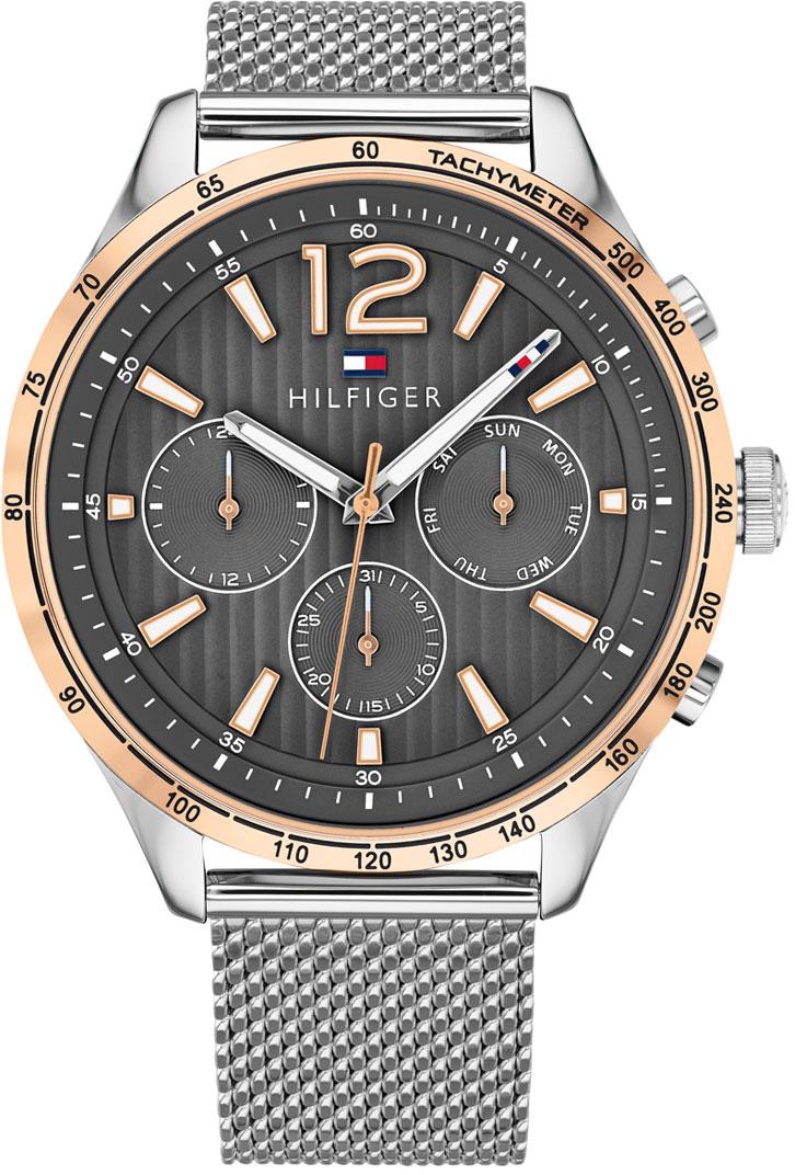 Tommy Hilfiger TH1791466 Takvimli 46 mm Çelik Kordon Analog Kol Saati