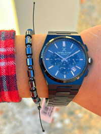 Daniel Klein DK.FT.1.314 Takvimli 40 mm Siyah Çelik Kordon Analog Erkek Kol Saati