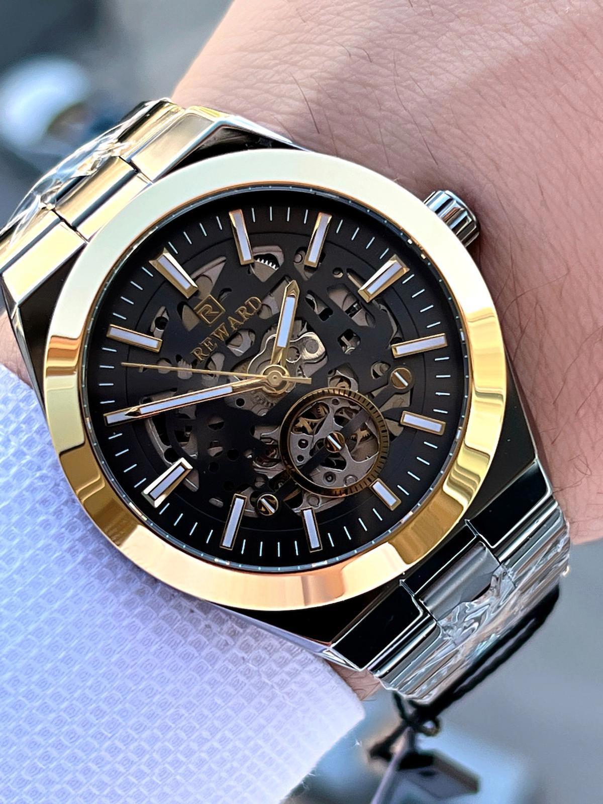 Reward EA.144158 45 mm Çelik Kordon Analog Erkek Kol Saati
