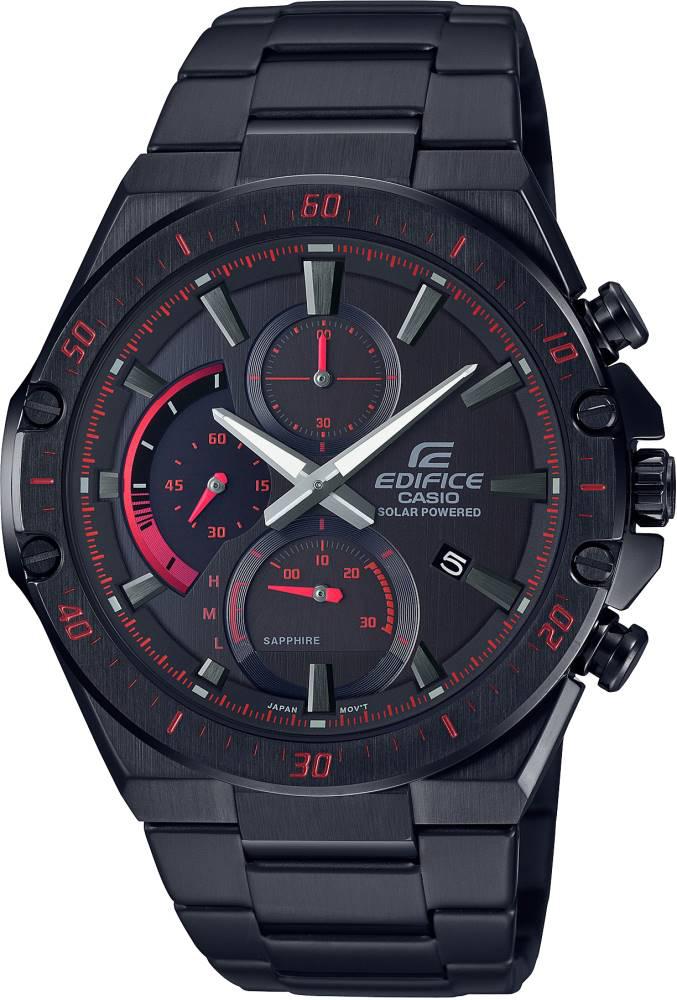 Casio EFS-S560DC-1AVUDF Takvimli 45.4 mm Siyah Çelik Kordon Analog Kol Saati