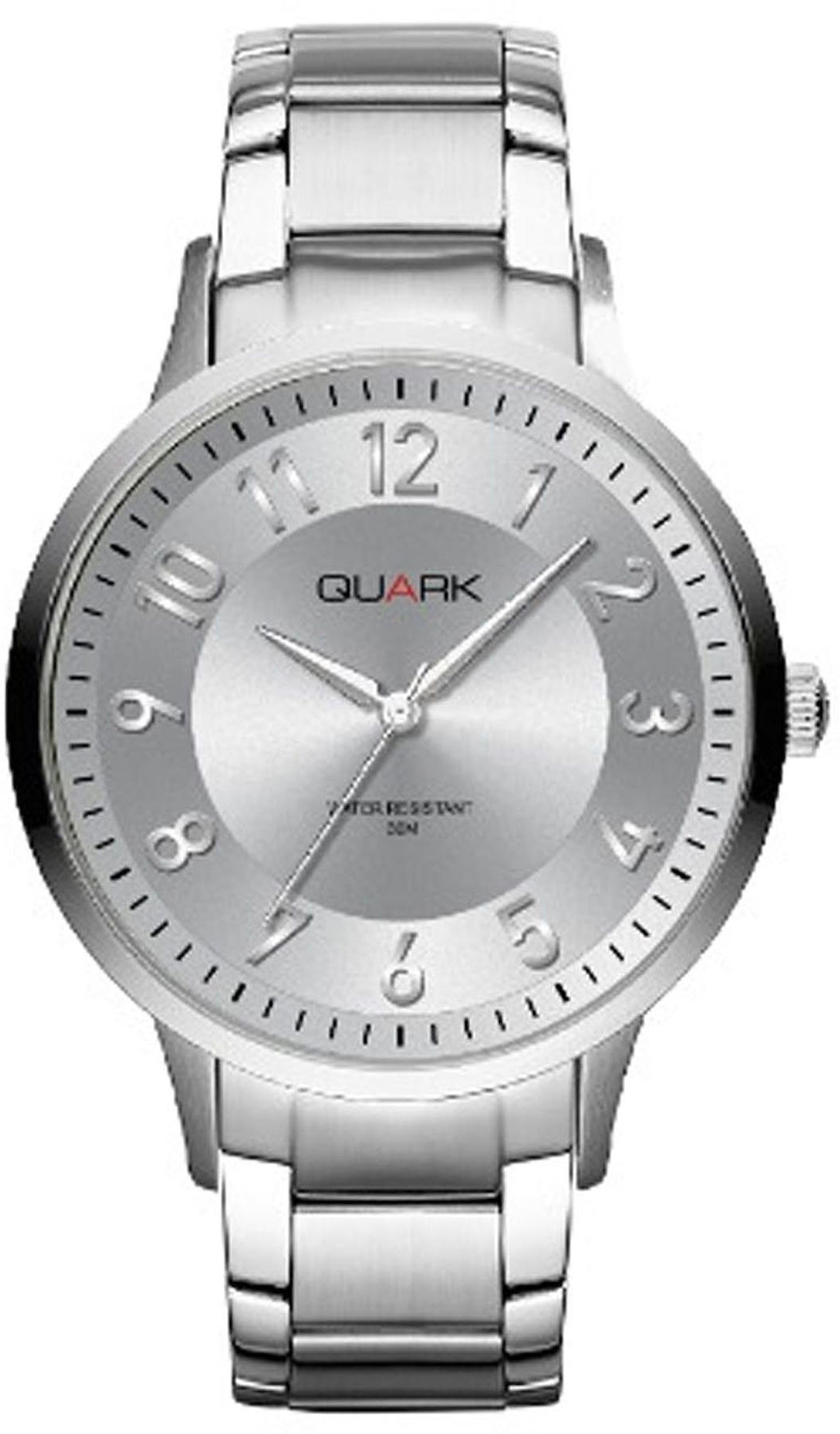 Quark QC-510D-7B 34 mm Çelik Kordon Analog Kol Saati