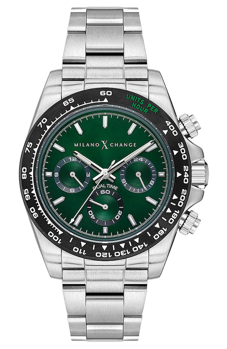 Milano X Change MXG2118 Takvimli 43 mm Çelik Kordon Analog Erkek Kol Saati