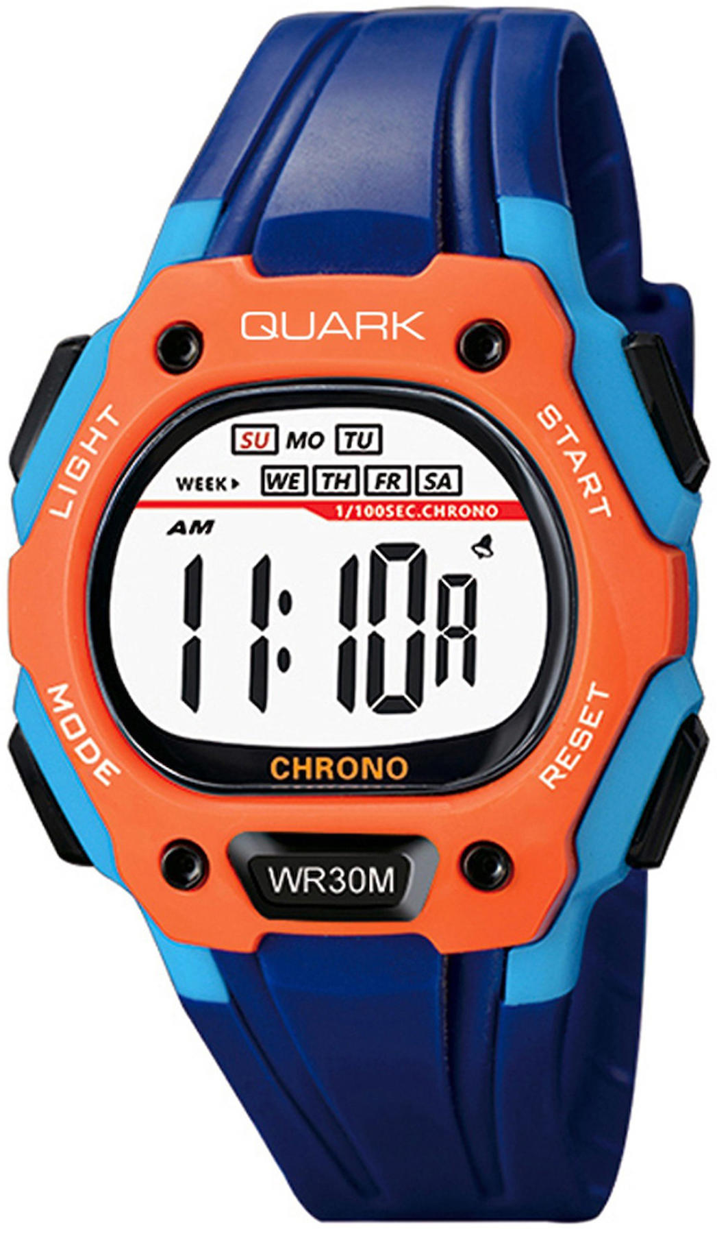 Quark QU-8557099C-2 Takvimli 39 mm Lacivert Silikon Kordon Analog Kol Saati