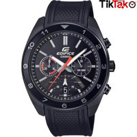 Casio EFV-590PB-1AVUDF Takvimli 44 mm Siyah Silikon Kordon Analog Erkek Kol Saati
