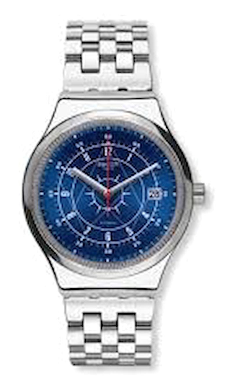 Swatch YIS401G Takvimli 42 mm Çelik Kordon Analog Erkek Kol Saati