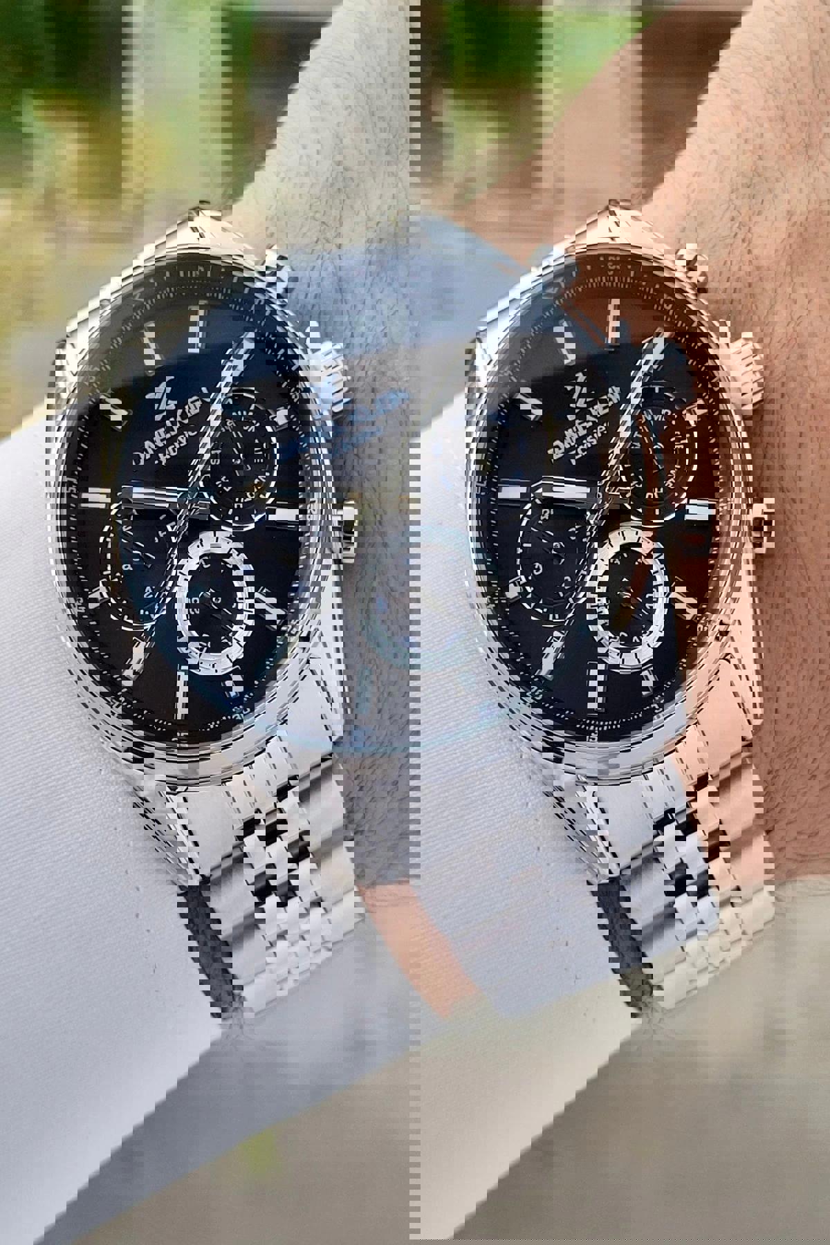 Daniel Klein DKISTE1232 Takvimli 42 mm Çelik Kordon Analog Erkek Kol Saati