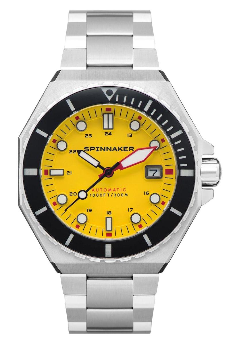 Spinnaker SP-5081-II Takvimli 44 mm Çelik Kordon Analog Erkek Kol Saati