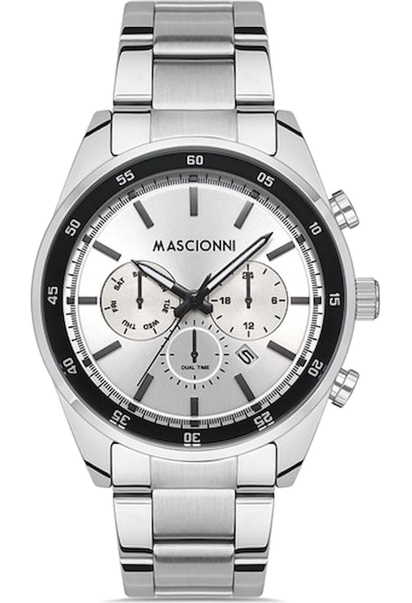 Mascionni M.1.1105.01 Takvimli 46 mm Çelik Kordon Analog Erkek Kol Saati