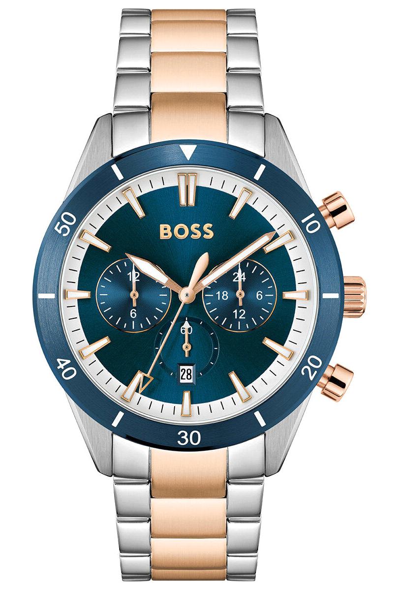 Hugo Boss HB1513937 42 mm Gri-Rose Gold Çelik Kordon Analog Erkek Kol Saati