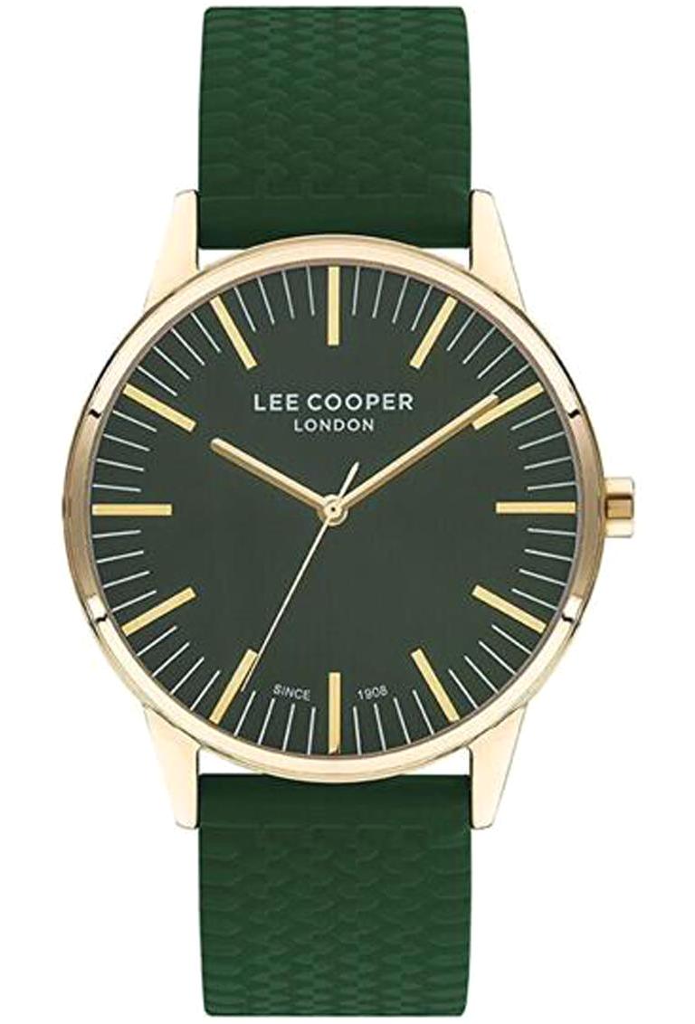 Lee Cooper LC07715.177 Yeşil Silikon Kordon Analog Erkek Kol Saati