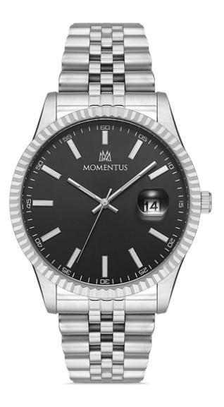 Momentum CM131S-04SS Takvimli 41 mm Çelik Kordon Analog Erkek Kol Saati
