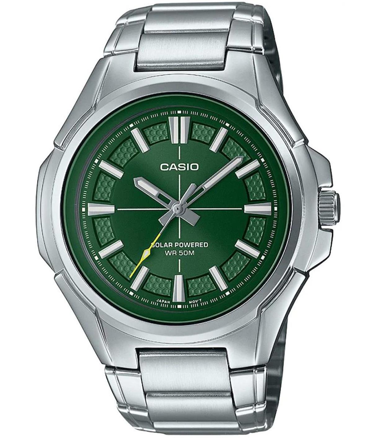Casio MTP-RS100D-3AVDF 46 mm Çelik Kordon Analog Erkek Kol Saati