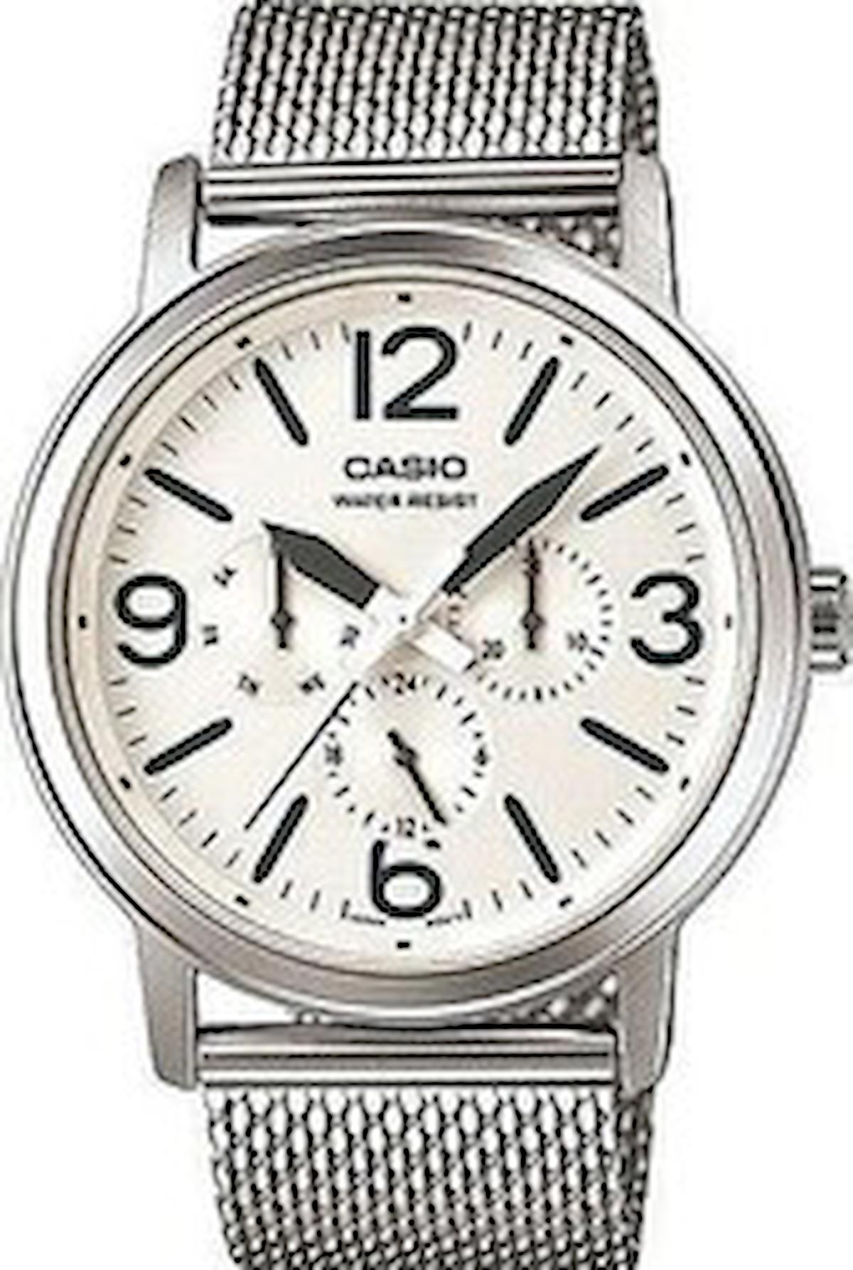 Casio MTP-1338D-7BDF Takvimli 42 mm Çelik Kordon Analog Erkek Kol Saati