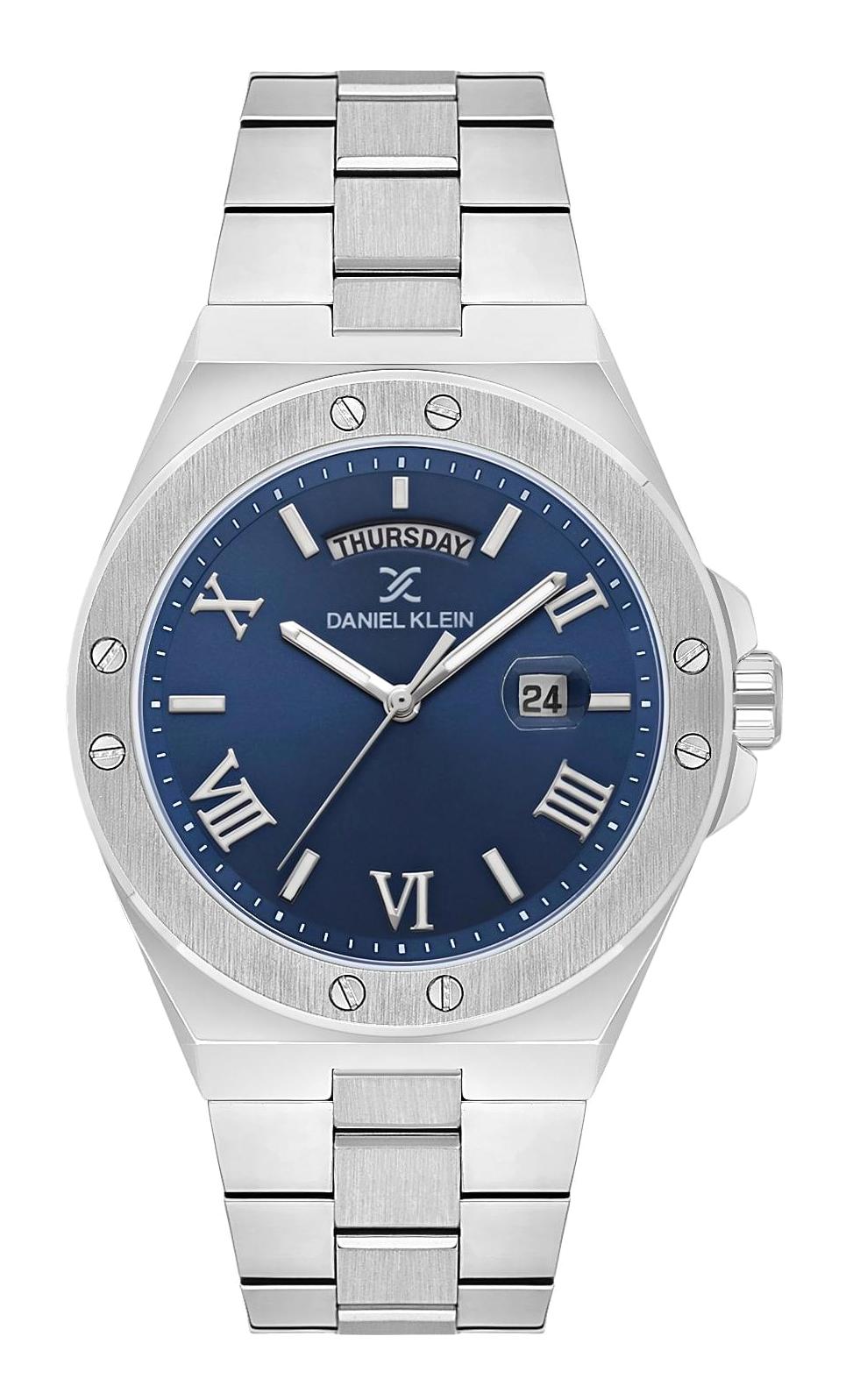 Daniel Klein DK.1.13736-2 Takvimli Çelik Kordon Analog Erkek Kol Saati