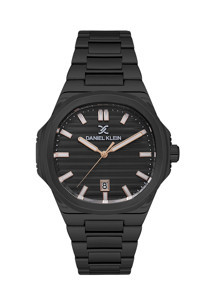 Daniel Klein DK.1.13648.8 Takvimli 41 mm Siyah Metal Kordon Analog Erkek Kol Saati