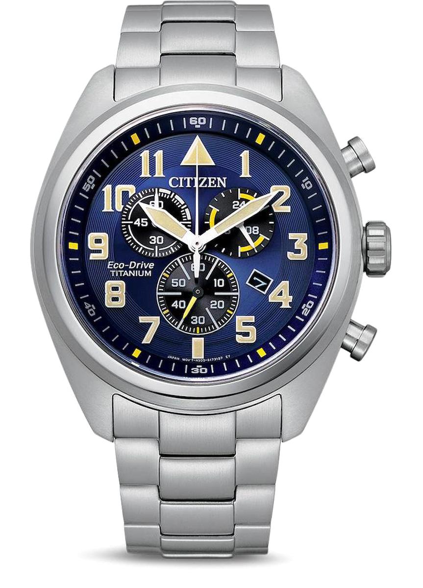 Citizen AT2480-81L Takvimli Çelik Kordon Analog Erkek Kol Saati