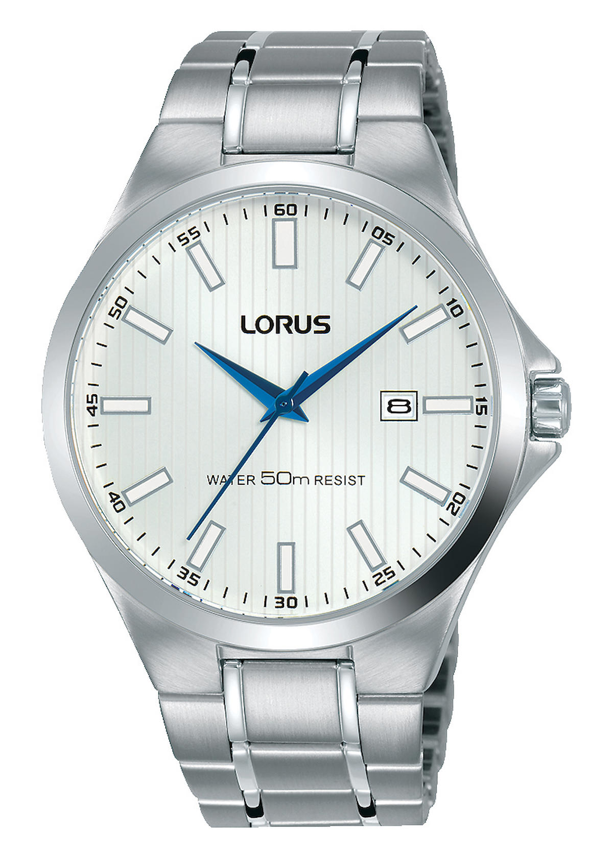 Lorus RH997KX9 Takvimli Çelik Kordon Analog Erkek Kol Saati