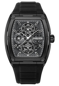 Police PEWJQ0004501 Takvimli 42 mm Siyah Silikon Kordon Analog Erkek Kol Saati