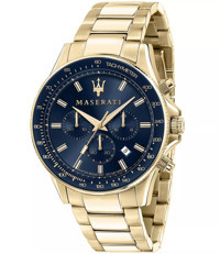 Maserati R8873640008 Takvimli 44 mm Altın Çelik Kordon Analog Erkek Kol Saati