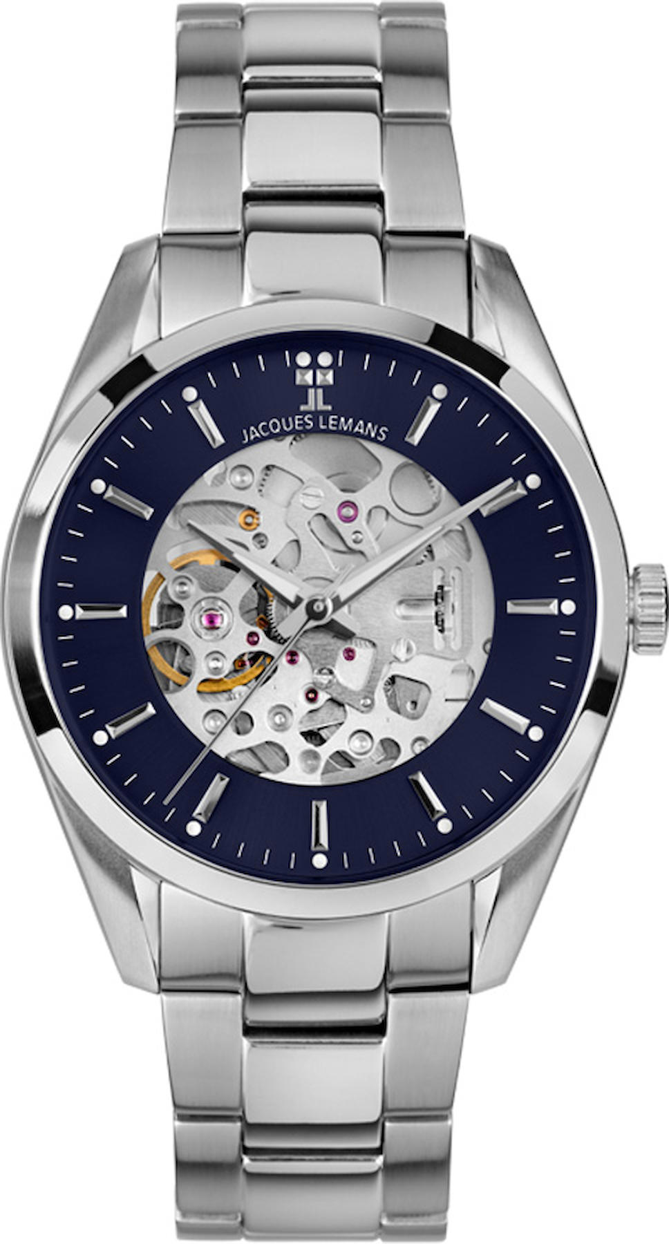 Jacques Lemans 1-2087H 40 mm Çelik Kordon Analog Kol Saati