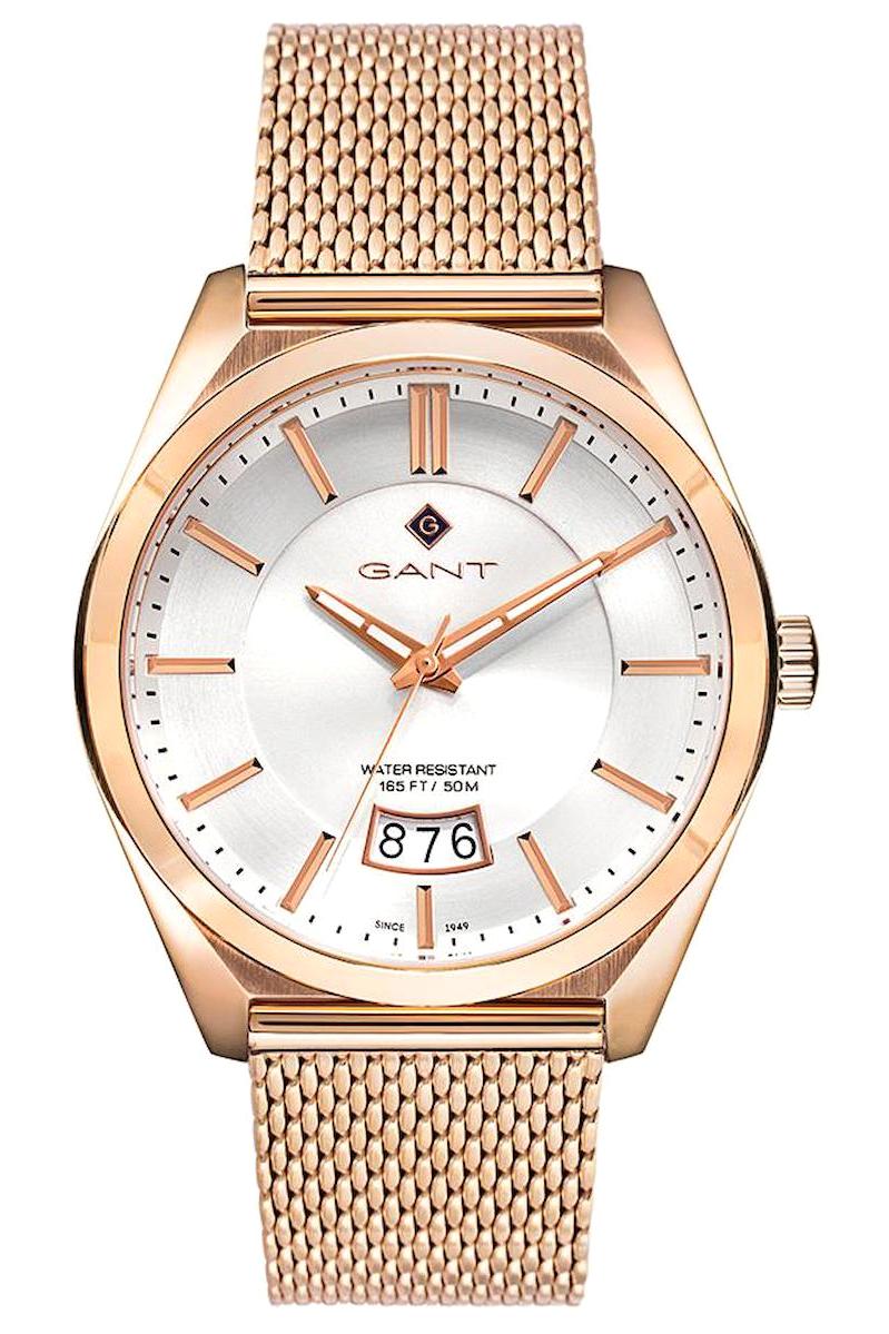 Gant G143004 Takvimli 41-45 mm Rose Gold Hasır Kordon Analog Erkek Kol Saati