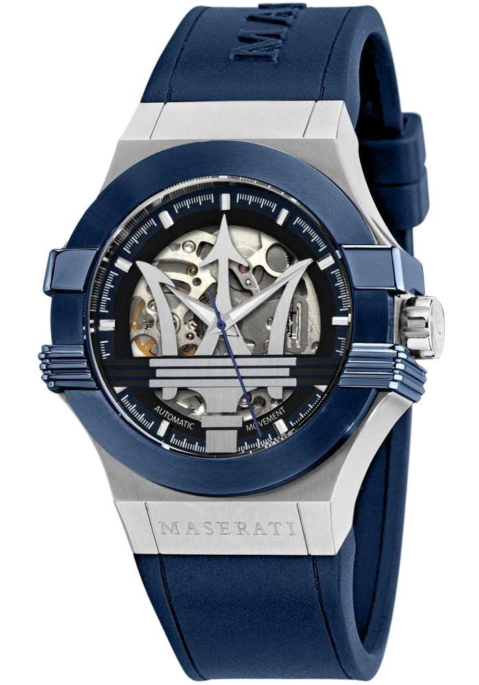 Maserati R8821108035 42 mm Lacivert Silikon Kordon Analog Erkek Kol Saati