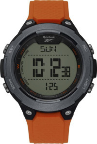 Reebok RV-THR-G9-PBPO-WO Takvimli 54 mm Turuncu Silikon Kordon Dijital Erkek Kol Saati
