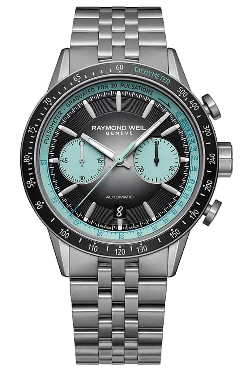Raymond Weil RW7780TI20425 Takvimli 43 mm Gri Titanyum Kordon Analog Erkek Kol Saati