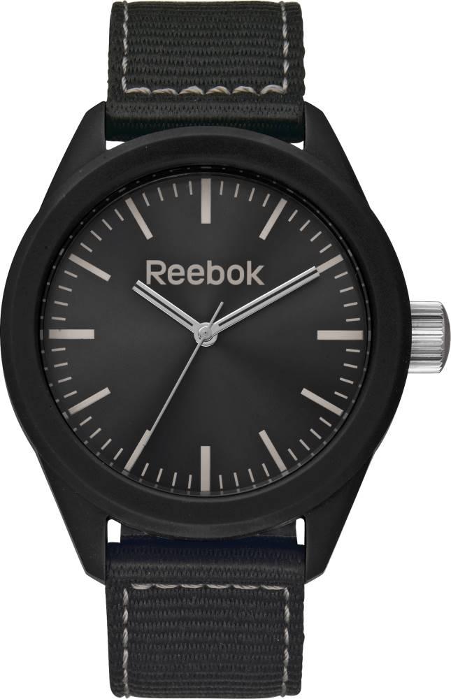 Reebok RF-SPD-G2-PBNB-BG 45 mm Siyah Kanvas Kordon Analog Erkek Kol Saati