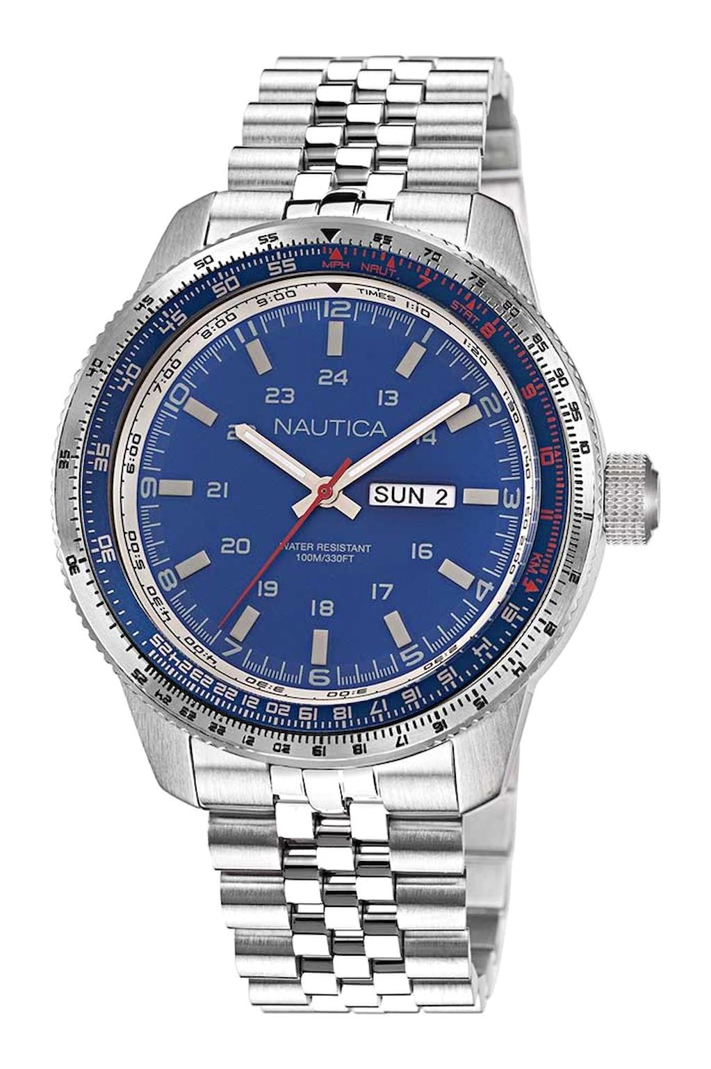 Nautica NAPP39S24 Takvimli 46-50 mm Çelik Kordon Analog Erkek Kol Saati