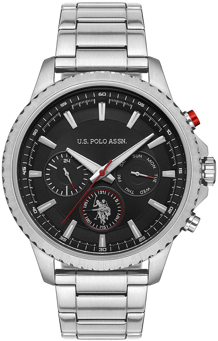 U.S. Polo Assn USPA1034-01 Takvimli 46 mm Çelik Kordon Analog Erkek Kol Saati