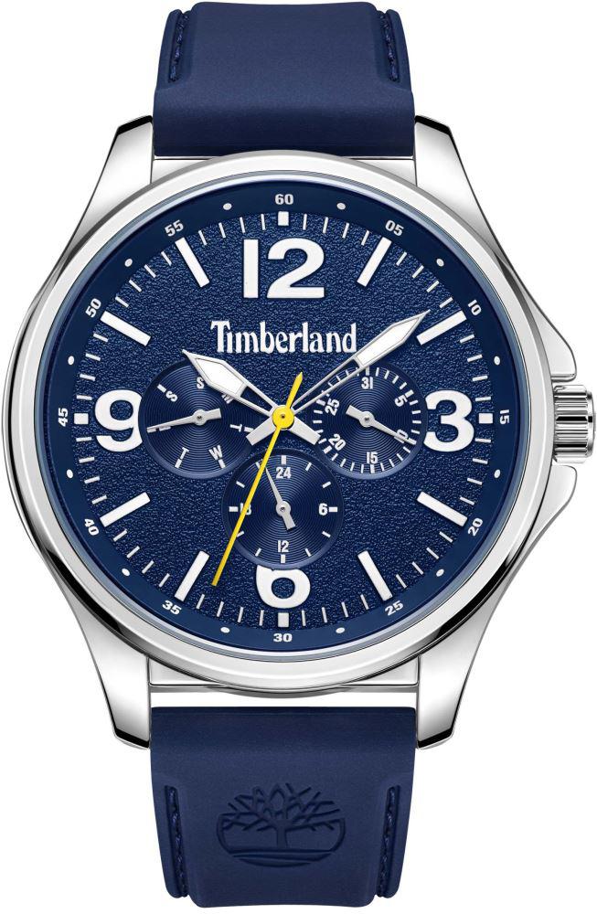 Timberland TDWGQ2183101 Takvimli 44 mm Lacivert Silikon Kordon Analog Kol Saati