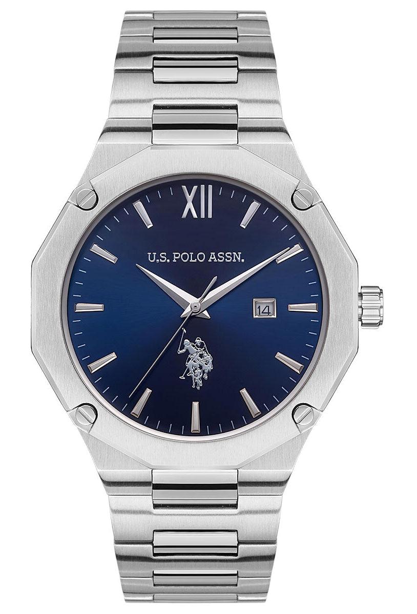 U.S. Polo Assn USPA1056-01 Takvimli 44 mm Çelik Kordon Analog Erkek Kol Saati