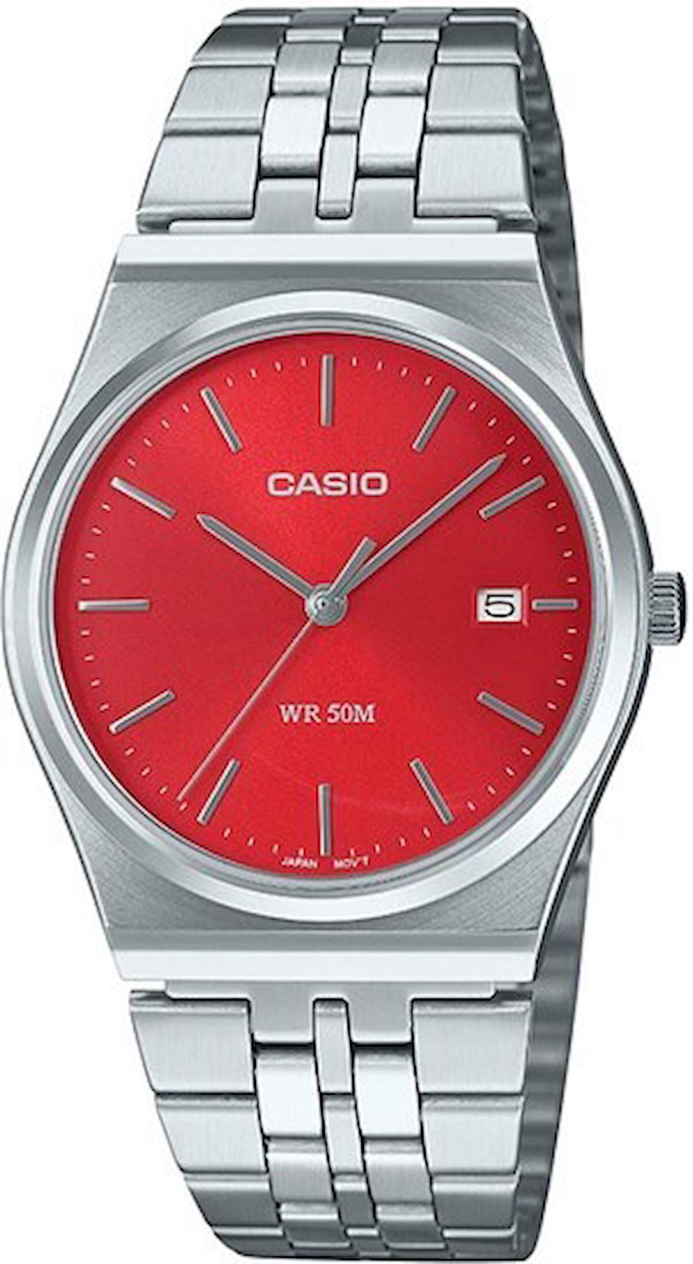 Casio MTP-B145D-4A2VDF Takvimli 35 mm Çelik Kordon Analog Kol Saati