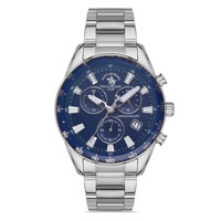 Santa Barbara Polo & Racquet Club SB.1.10430.2 Takvimli 44 mm Metal Kordon Analog Erkek Kol Saati