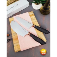 Castle Kitchen Black Copper Serisi 2 Li Mutfak Bıçak Seti (Sivri Şef - Börek Salata)