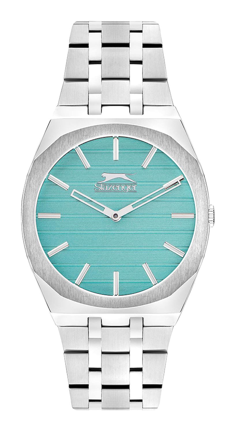 Slazenger SL.09.2310.1.06 40 mm Gri Plastik Kordon Analog Kol Saati