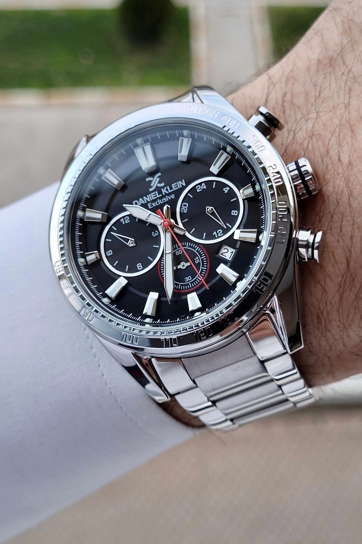 Daniel Klein DKISTE1009 Takvimli Çelik Kordon Analog Erkek Kol Saati