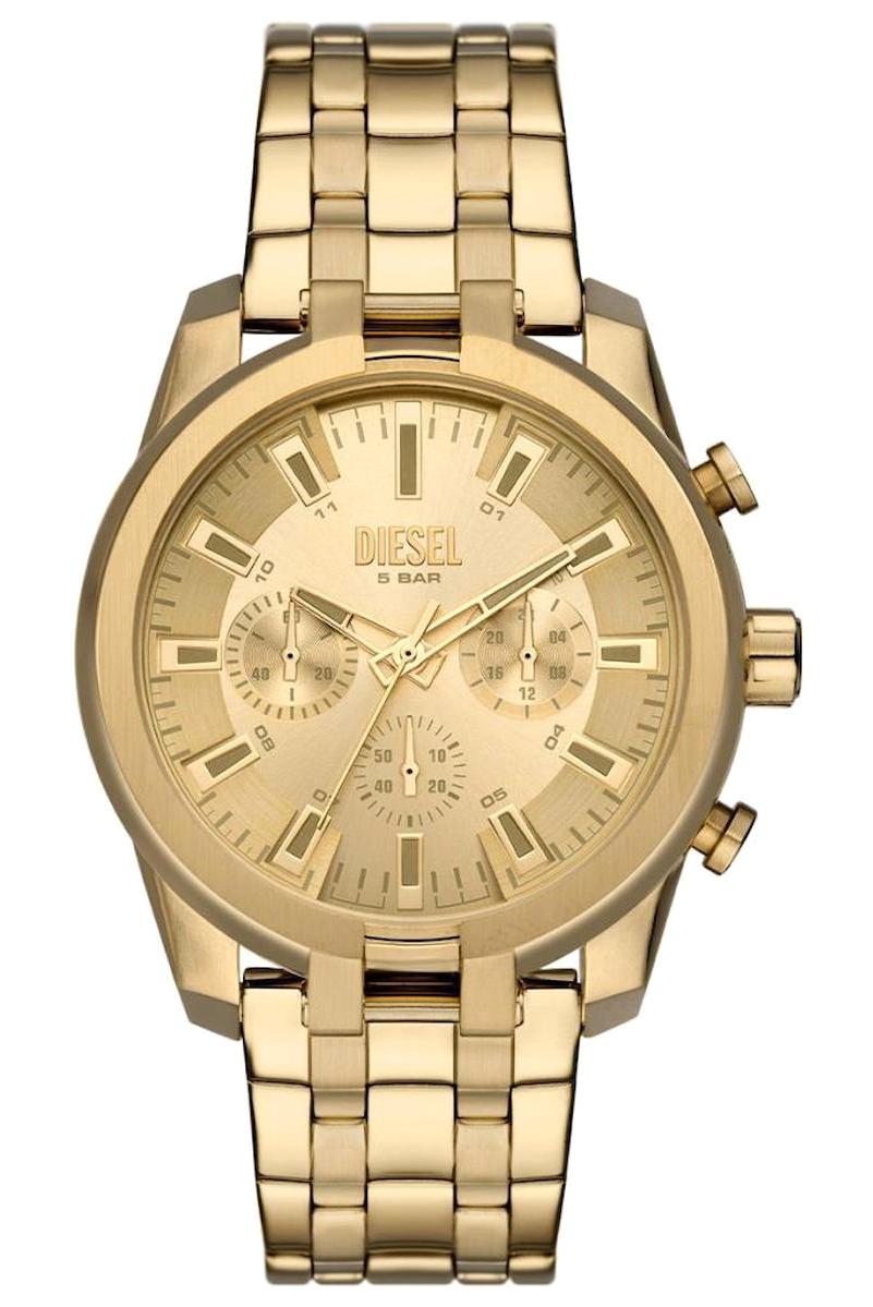 Diesel DZ4623 Takvimli 43 mm Altın Çelik Kordon Analog Erkek Kol Saati
