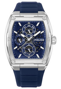 Police PEWJQ0004502 Takvimli 42 mm Petrol Mavisi Silikon Kordon Analog Erkek Kol Saati
