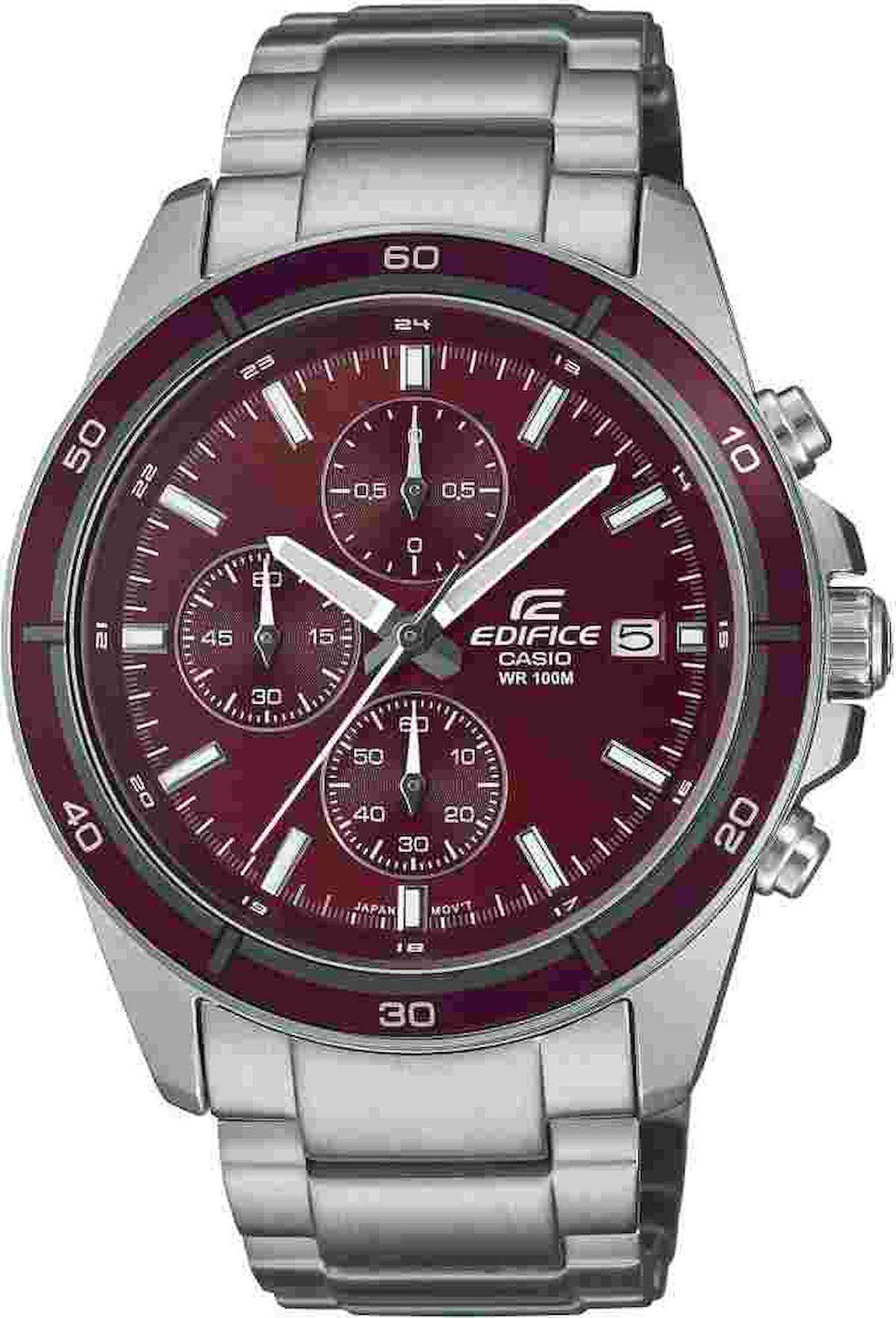 Casio EFR-526D-5C Takvimli 43.8 mm Çelik Kordon Analog Kol Saati