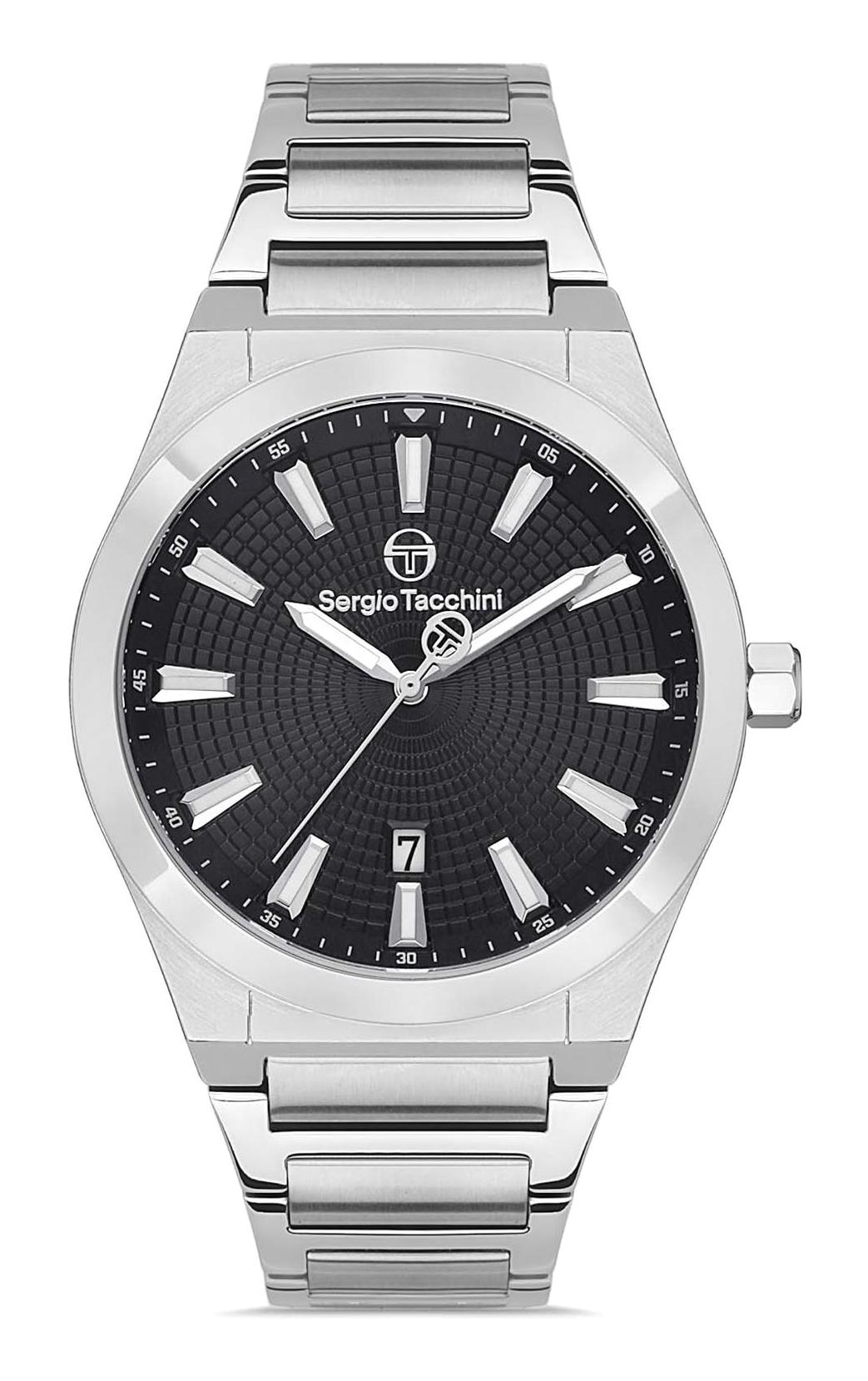 Sergio Tacchini ST.1.10322.1 Takvimli 43 mm Çelik Kordon Analog Erkek Kol Saati