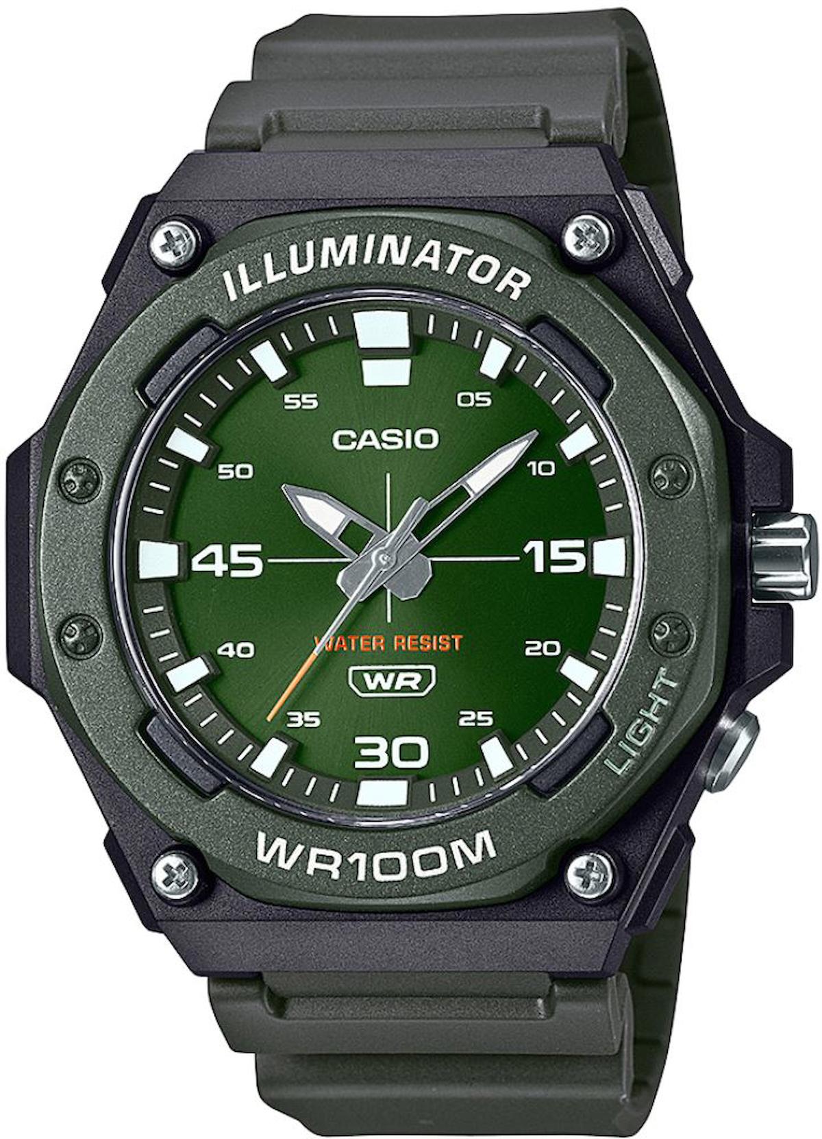 Casio MW-620H-3AVDF Siyah Plastik Kordon Analog Erkek Kol Saati